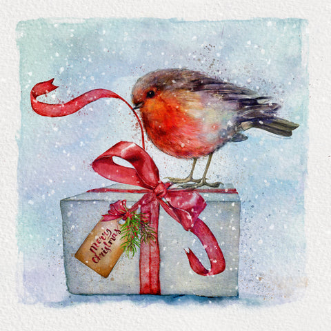 New for Christmas 2025! Robin and the Ribbon
