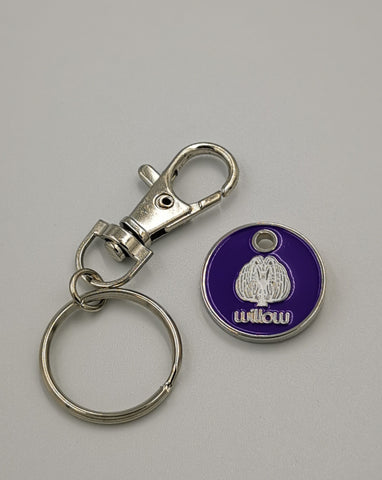 Willow trolley keyring