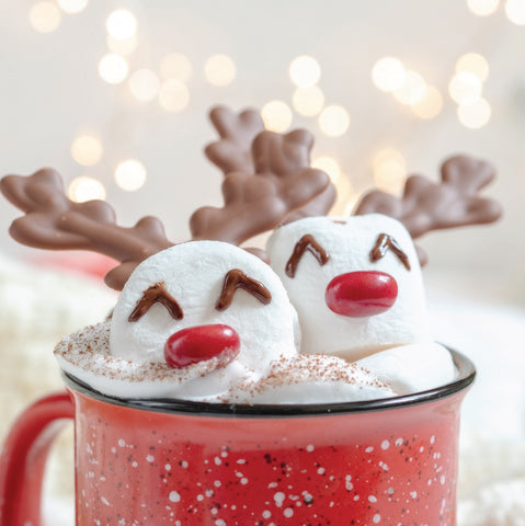 Willow Christmas Cards - Reindeer Hot Chocolate x 10