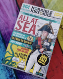 *SIGNED* Horrible Histories book - All At Sea, by Terry Deary
